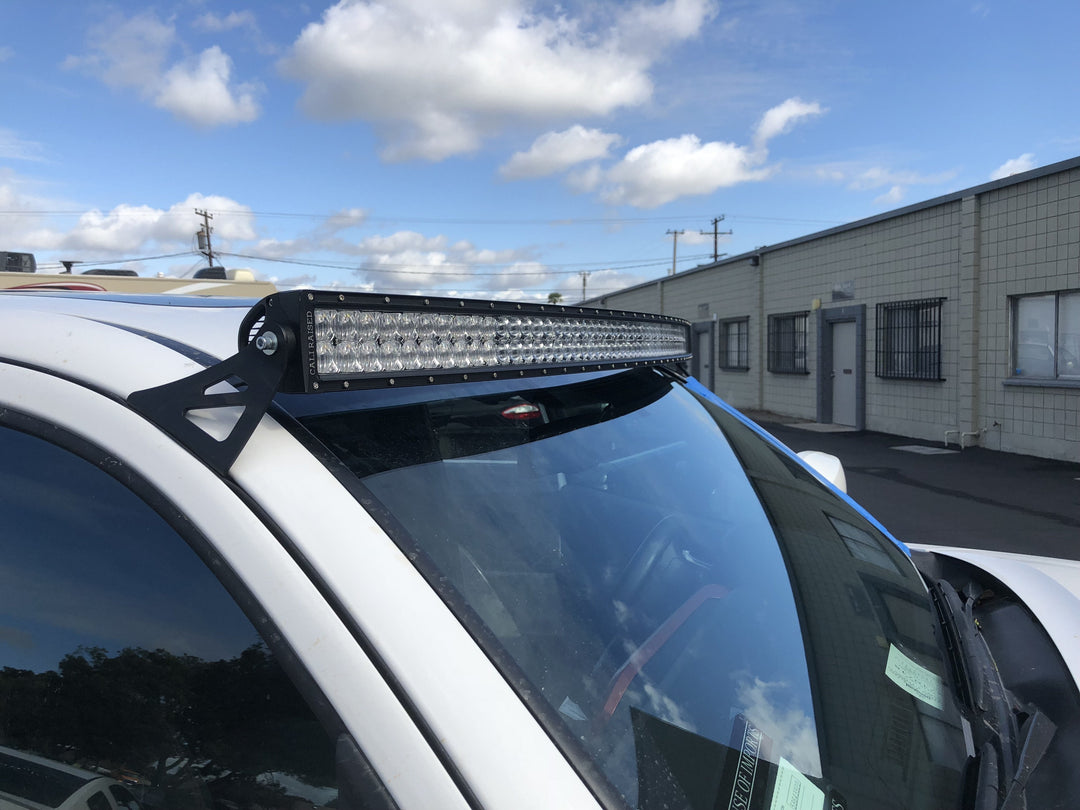 Cali Raised LED 52" Curved LED Light Bar Roof Brackets Kit For Tacoma (2005-2023)