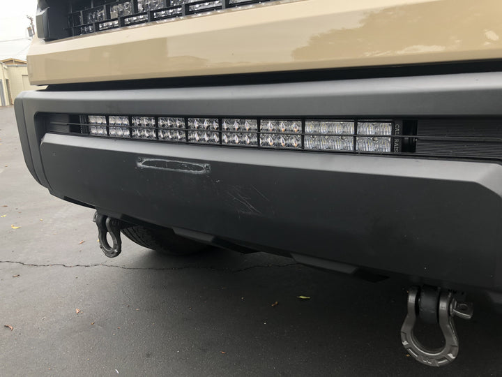 Cali Raised LED 32" Lower Bumper Hidden LED Light Bar Brackets Kit for Tundra (2014-2021)