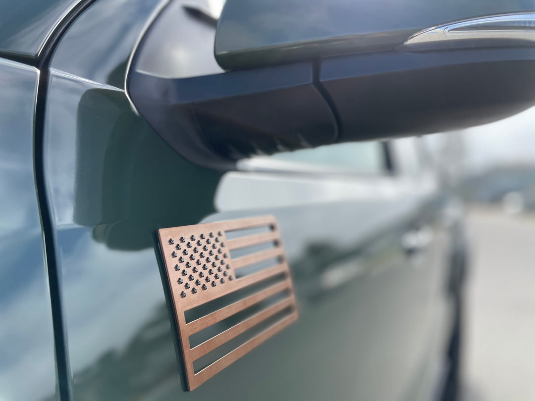 Tactilian USA 3M Adhesive-Backed American Flag - Small (Two-Pack)
