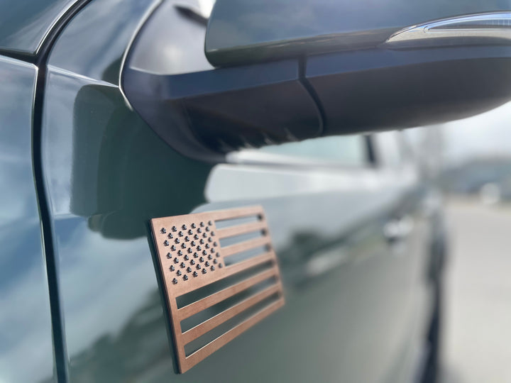 Tactilian USA 3M Adhesive-Backed American Flag - Small (Two-Pack)