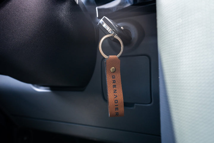 Premium Laser-Engraved Leatherette Keychain - 2024+ Grenadier