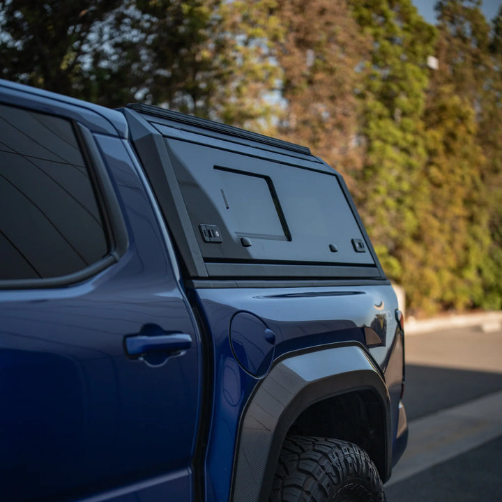 OPENROAD Sliding Glass Side Truck Cap for Tacoma (2024+) – 5FT BED