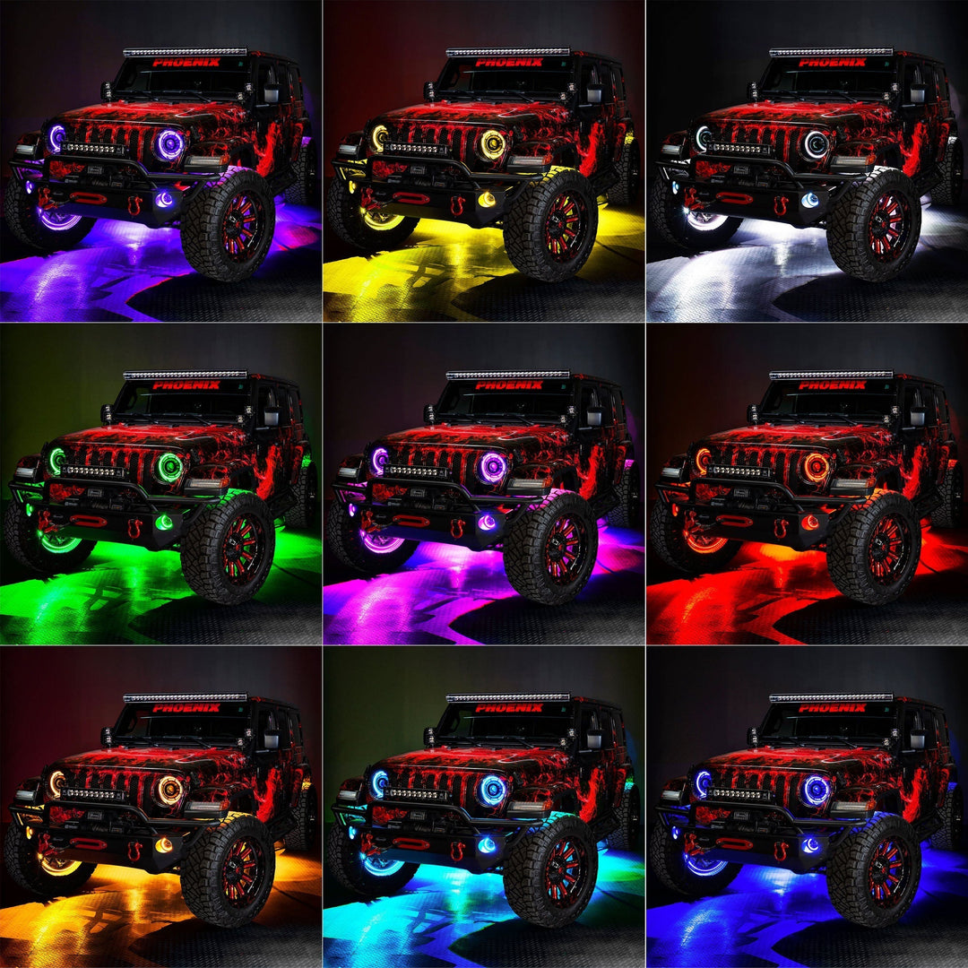 ORACLE Lighting LED Illuminated Wheel Rings - ColorSHIFT