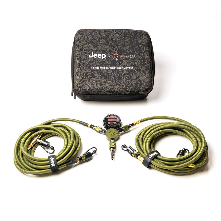 Jeep® Thor’s Lightning Rapid 4-Tire Air System | 300 PSI Braided Hose