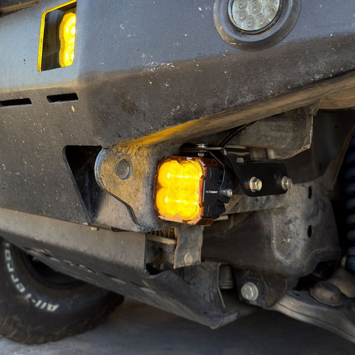 TEQ Offroad LED Pod Brackets for High Clearance Bumpers for 4Runner (1996-2002)