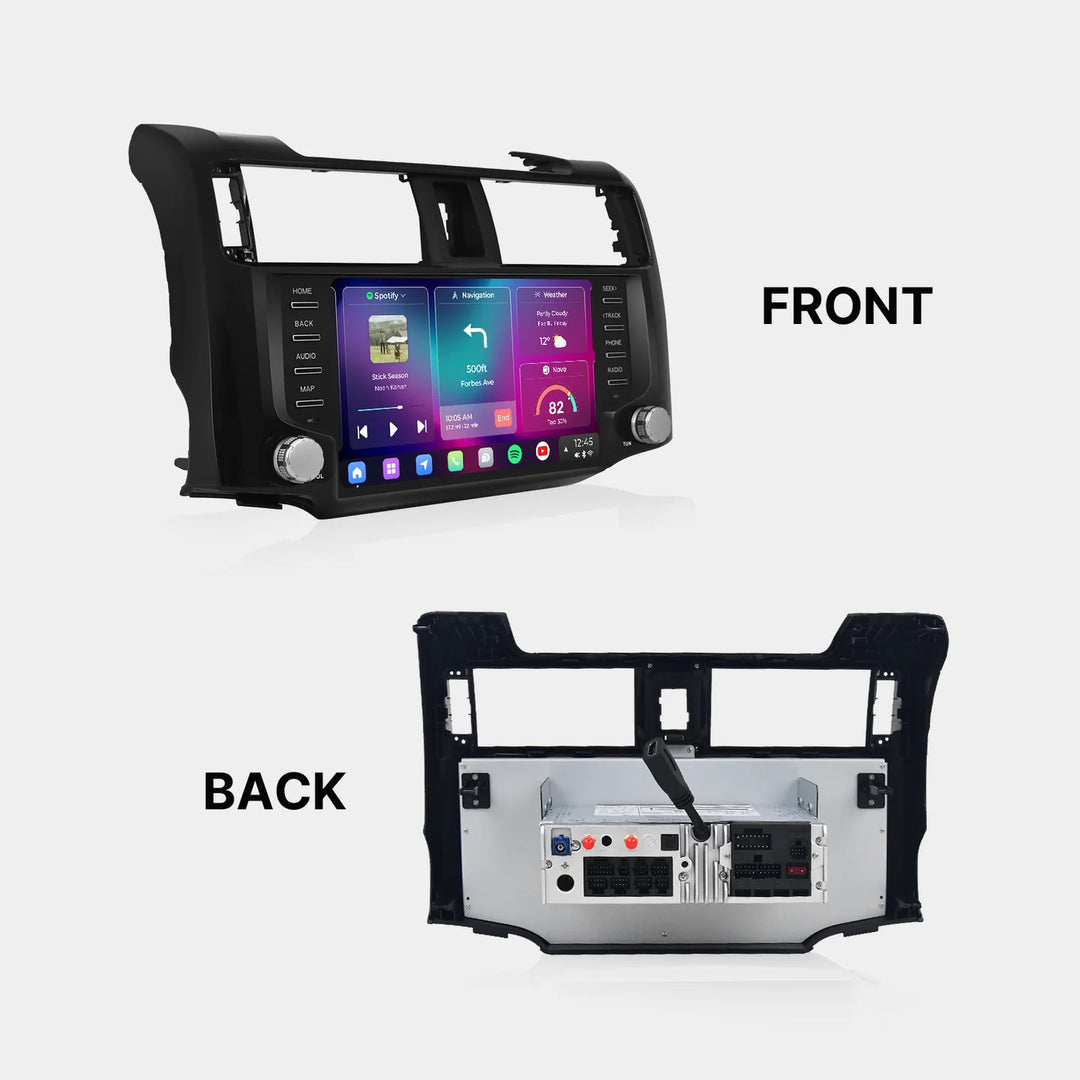 Dasaita Vivid13 Car Stereo for Black Wireless Carplay & Android Auto Car Radio | Qualcomm 665 | 9" QLED Screen | Wifi+4G LTE | 8G+256G | DTS|GPS Navigation Head Unit | Optical Output for 4Runner (2010-2023)