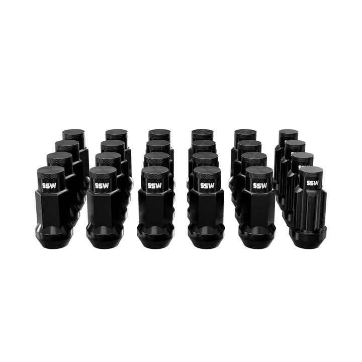 SSW Offroad® Steel Lug Nuts / Matte Black
