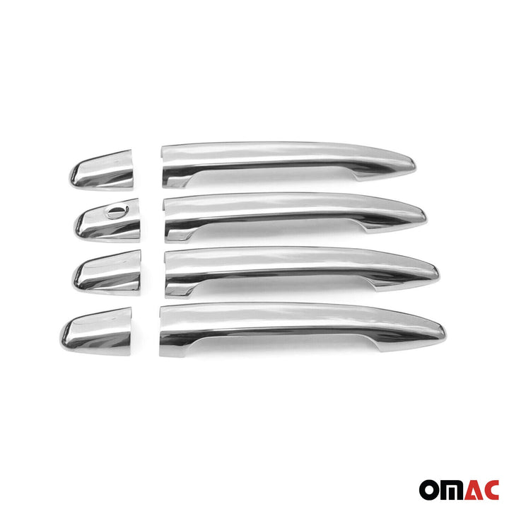 OMAC USA Car Door Handle Cover Protector Stainless Steel 8 Pcs for Tacoma (2003-2012) Pre FL/4Runner
