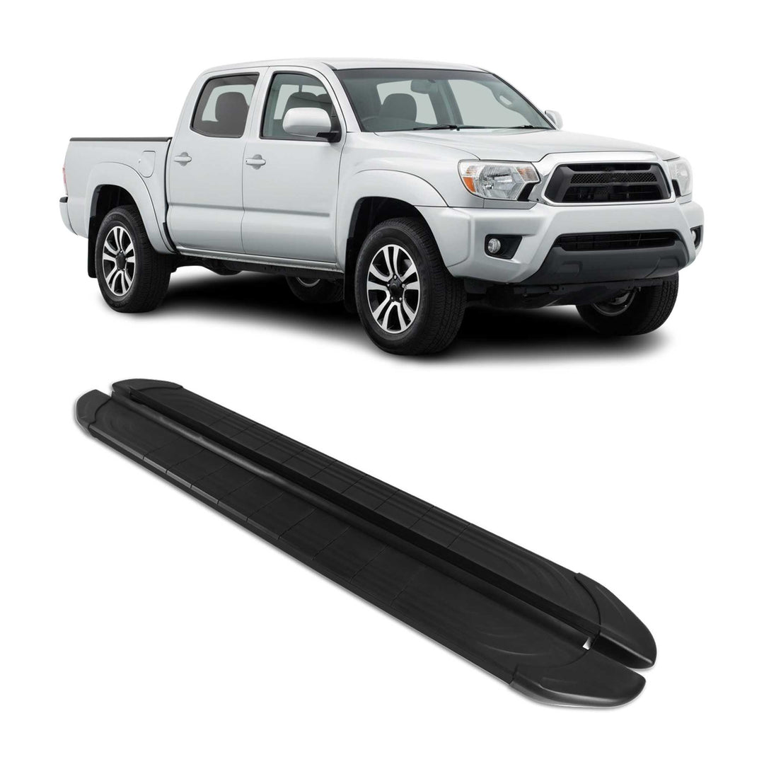2005-2023 Toyota Tacoma Double Cab Nerf Bar Side Step Running Boards Alu 2x
