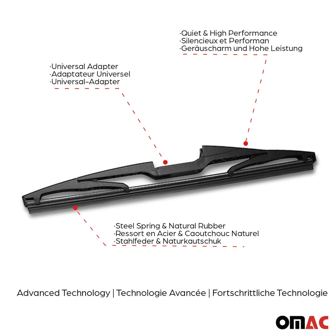 2003-2009 Toyota 4Runner Rear Windshield Wiper Blades