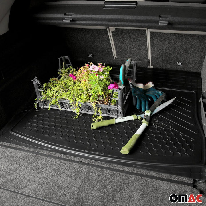 Toyota Tacoma Universal Cargo Mat Liner Waterproof Rubber Black 1Pc