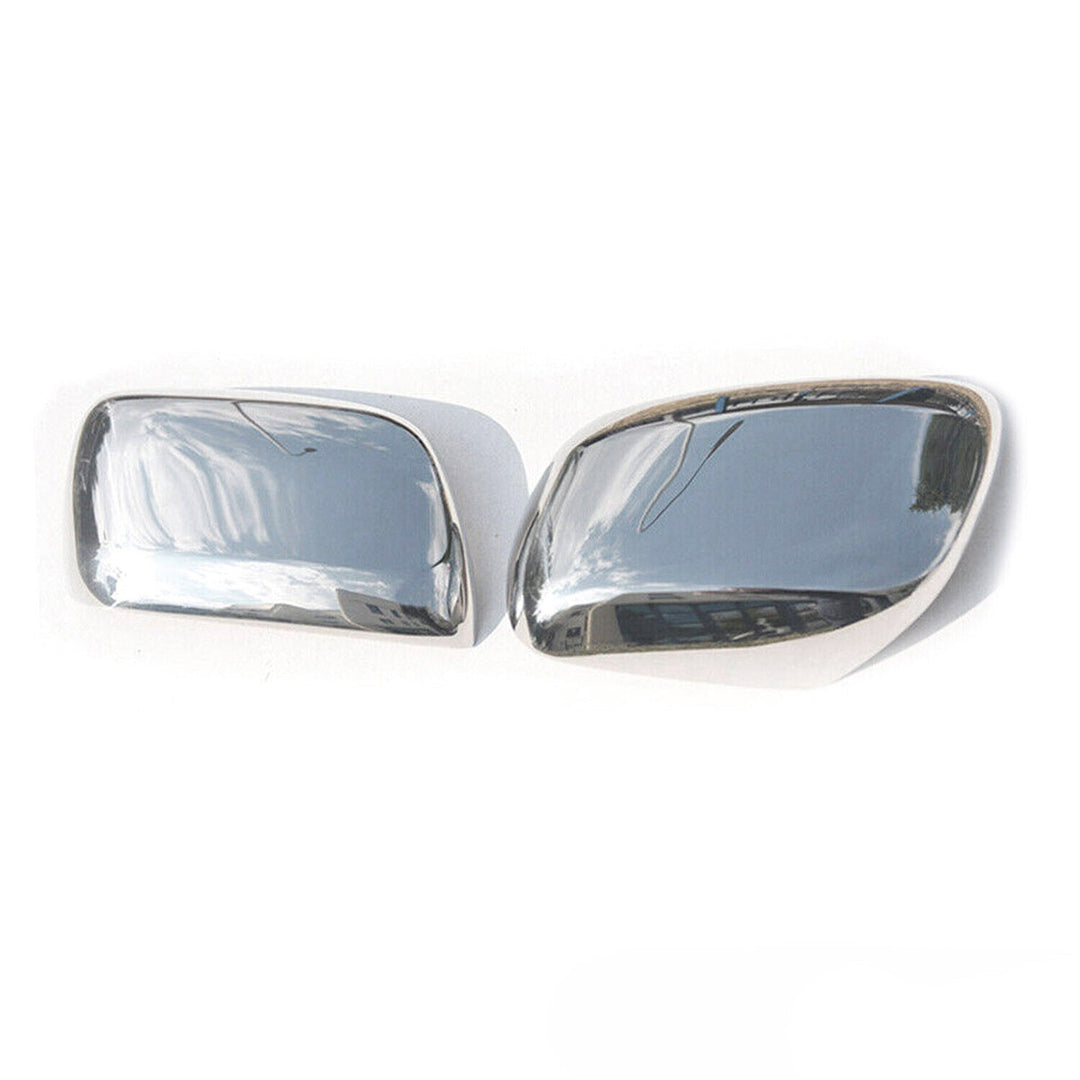 OMAC USA  W/O Signal Side Mirror Cover Caps Stainless Steel for Land Cruiser (2008-2021)