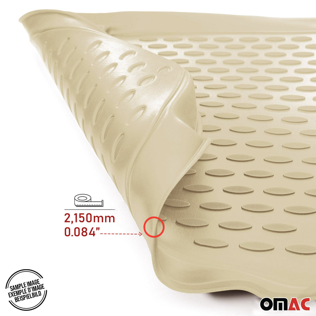 2006-2012 Toyota RAV4 Long Floor Mats Liners Full Set All Weather Beige