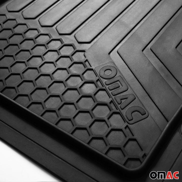 2016-2026 Toyota Tacoma Heavy Duty Trim to fit Floor Mats Liner Black All Weather 5 Pcs