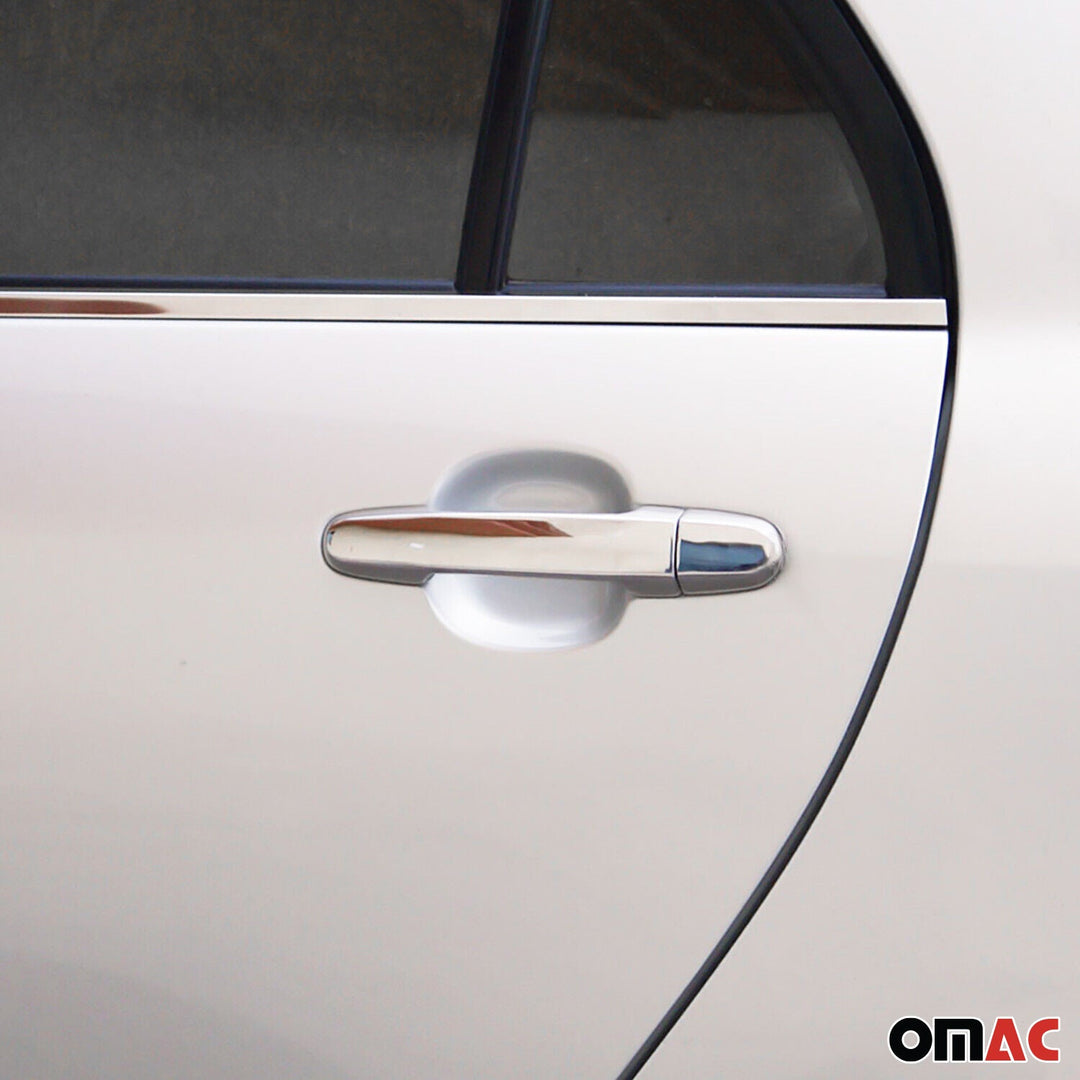 OMAC USA Car Door Handle Cover Protector Stainless Steel 8 Pcs for Tacoma (2003-2012) Pre FL/4Runner