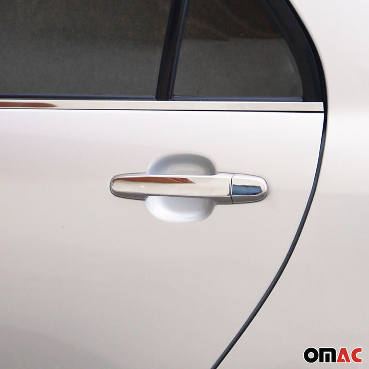 OMAC USA Car Door Handle Cover Protector Stainless Steel 8 Pcs for Tacoma (2003-2012) Pre FL/4Runner