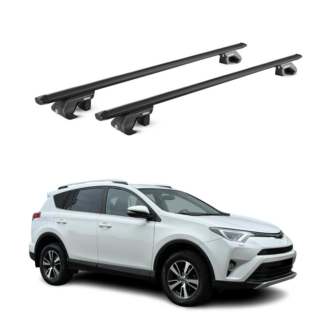 2013-2018 Toyota RAV4 Roof Rack Cross Bars Black