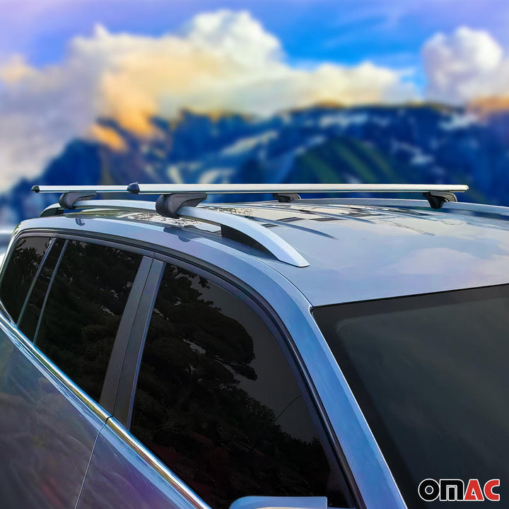 2008-2022 Toyota Sequoia Roof Rack Cross Bars Silver
