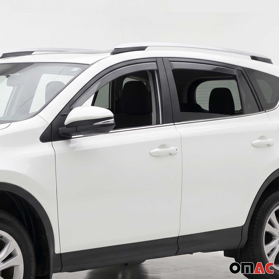 2006-2012 Toyota RAV4 Window Visor Vent Rain Deflector 4Pcs Smoke