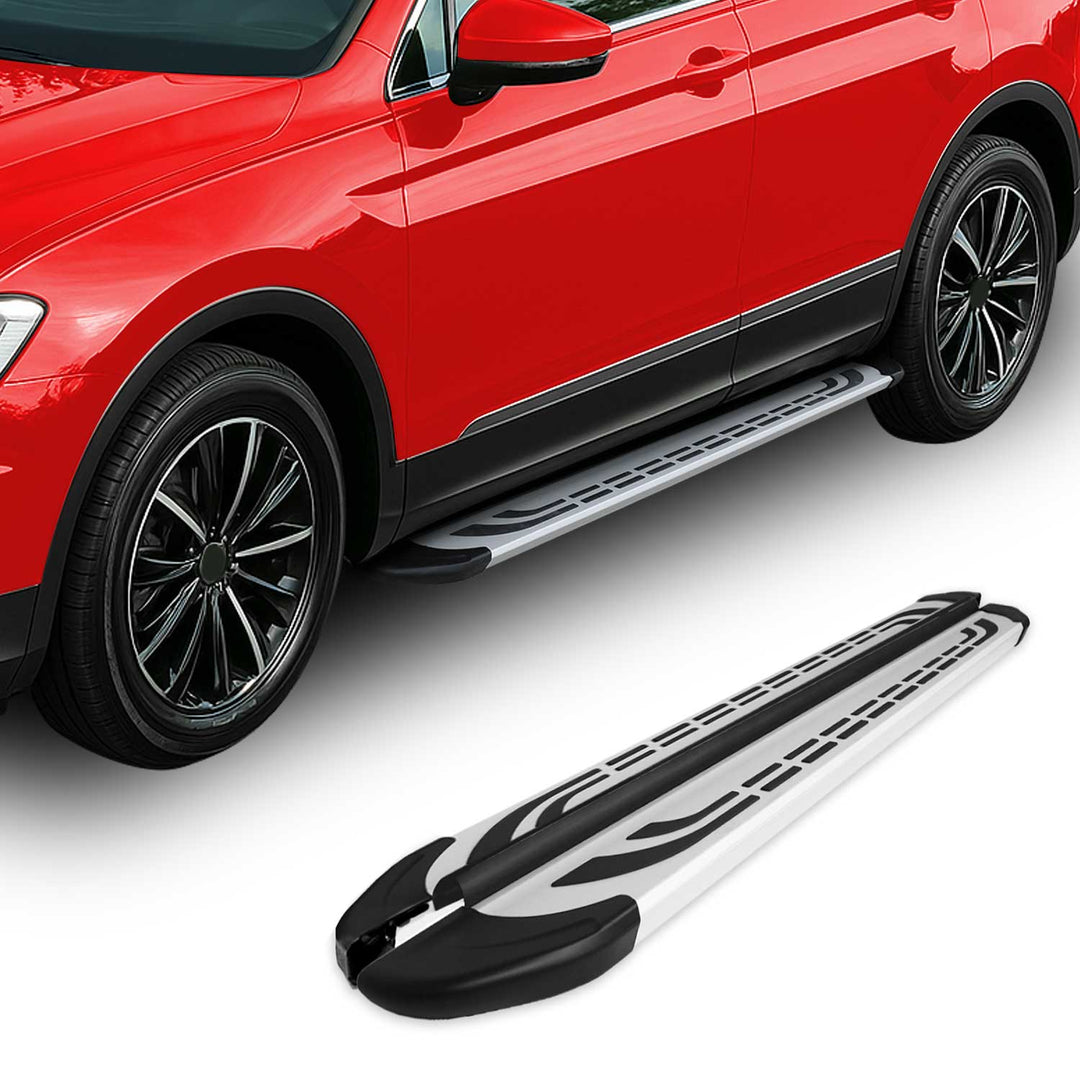 2006-2012 Toyota RAV4 Running Boards Side Steps Silver