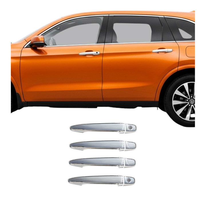 2003-2009 Toyota 4Runner Car Door Handle Cover Protector Stainless Steel 2 Key Hole