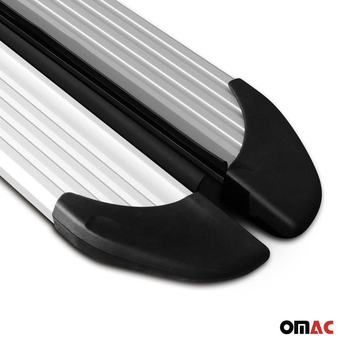 2019-2025 Toyota RAV4 Hybrid Running Boards Side Steps Silver