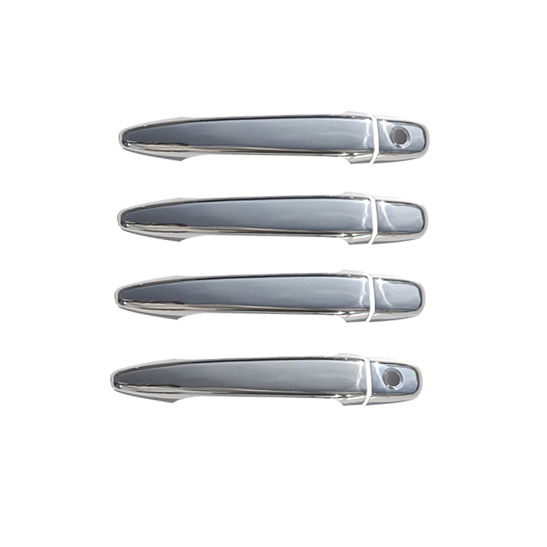 OMAC USa Car Door Handle Cover Protector Stainless Steel 2 Key Hole for GX470 (2003-2009)