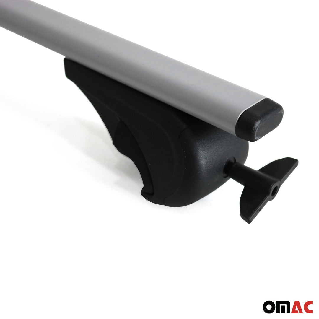 OMAC USA Roof Rack Cross Bars Silver for Lexus GX (2024-2026)