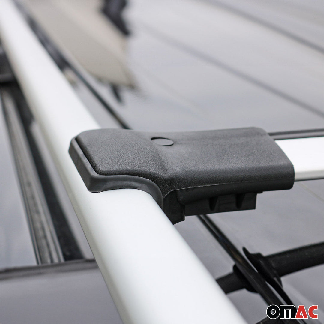 2025-2026 Toyota 4Runner Roof Rack Cross Bars Luggage Carrier Alu Silver 2Pcs