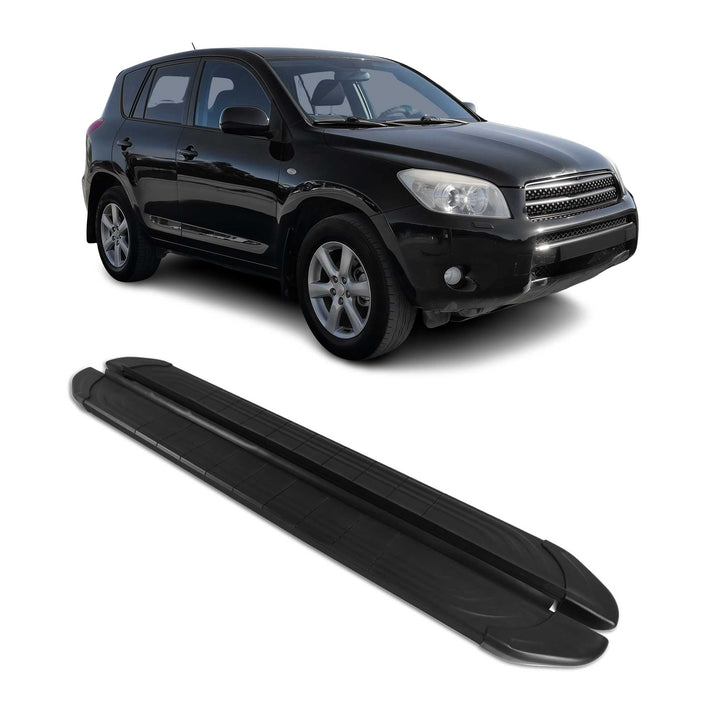 OMAC USA Running Boards Side Steps Black for Rav4 (2013-2018)