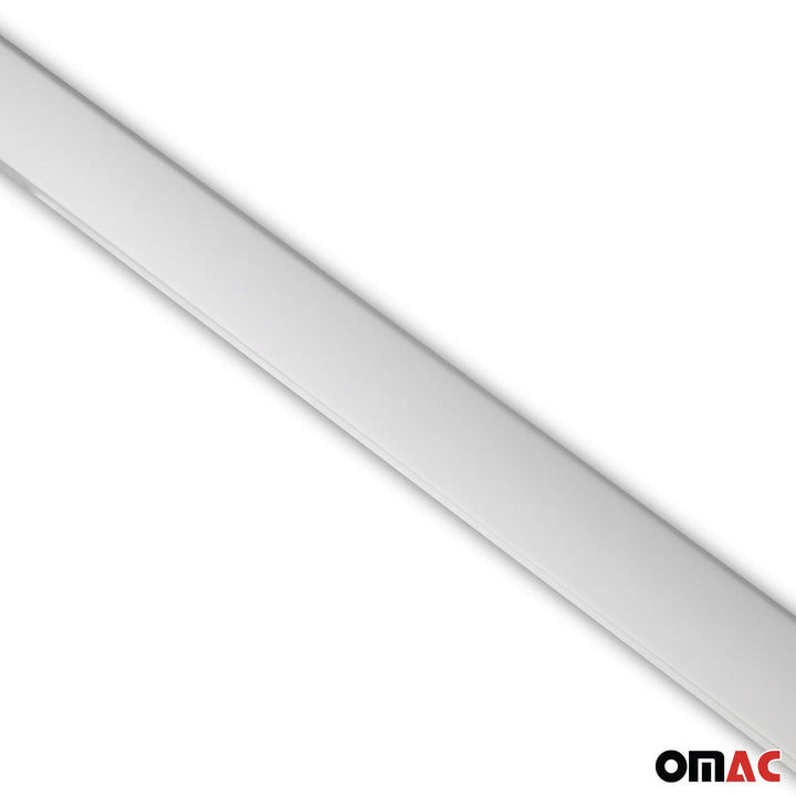 OMAC USA Rear Trunk Lid Molding Trim Stainless Steel Silver 1Pc