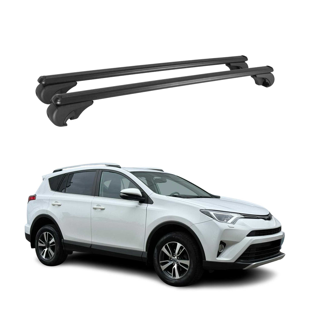 2013-2018 Toyota RAV4 Roof Rack Cross Bars Black