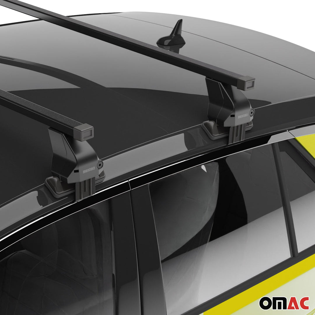 2016-2023 Toyota Tacoma Roof Rack Cross Bars Black