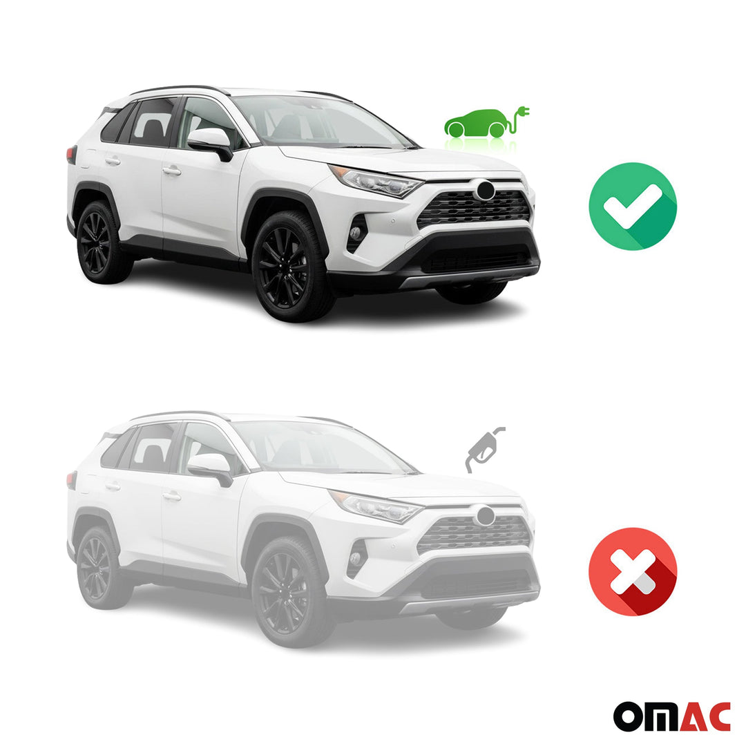 2019-2025 Toyota RAV4 Hybrid Running Boards Side Steps Black