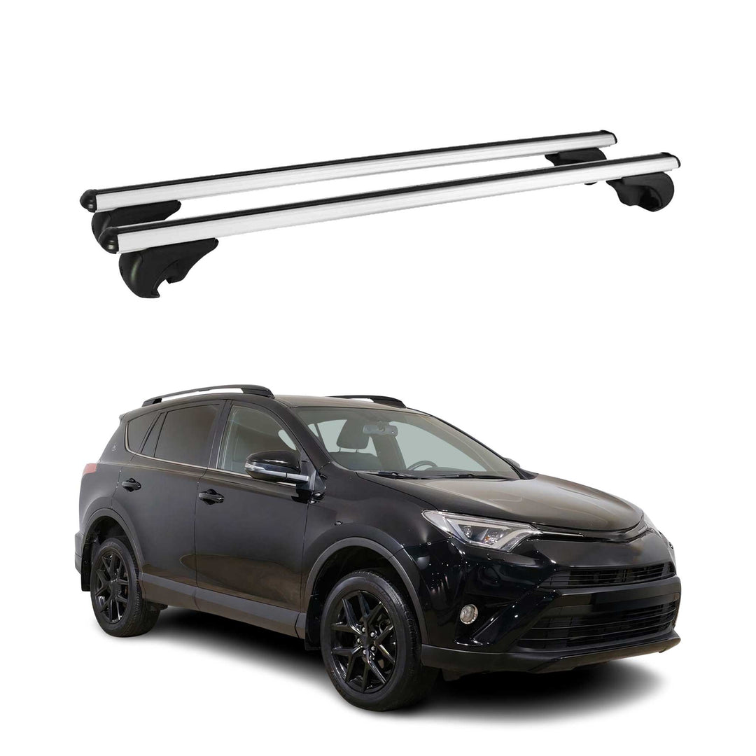 2019-2025 Toyota RAV4 Adventure Roof Rack Cross Bars Silver