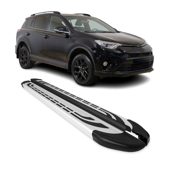 2019-2025 Toyota RAV4 Nerf Bar Side Step Running Boards Alu 2x