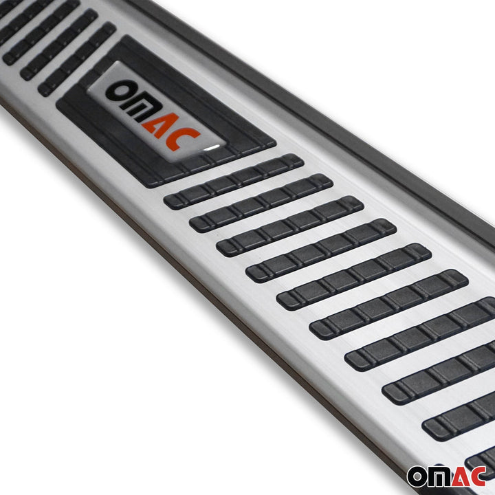 2019-2025 Toyota RAV4 Hybrid Running Boards Side Steps Silver & Black