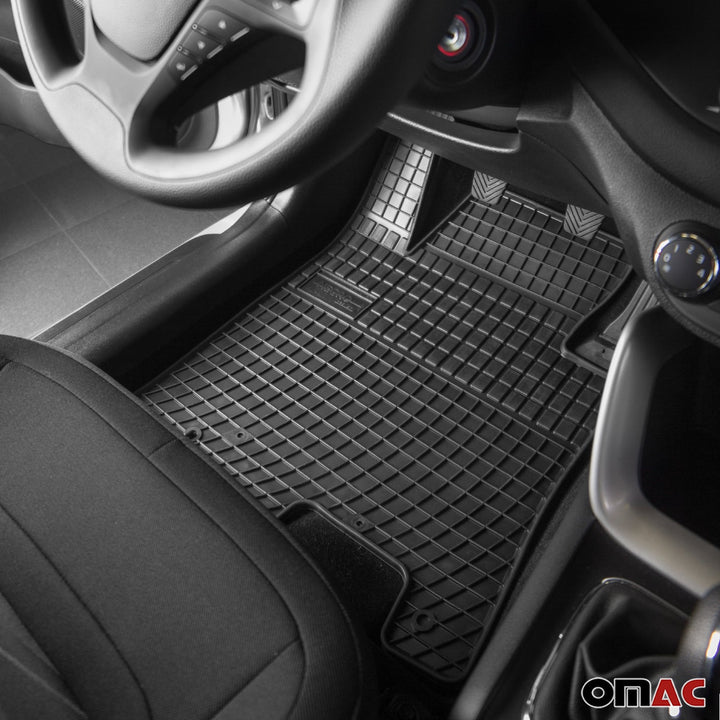 2019-2025 Toyota RAV4 Floor Mats Liners Full Set All Weather Rubber Black