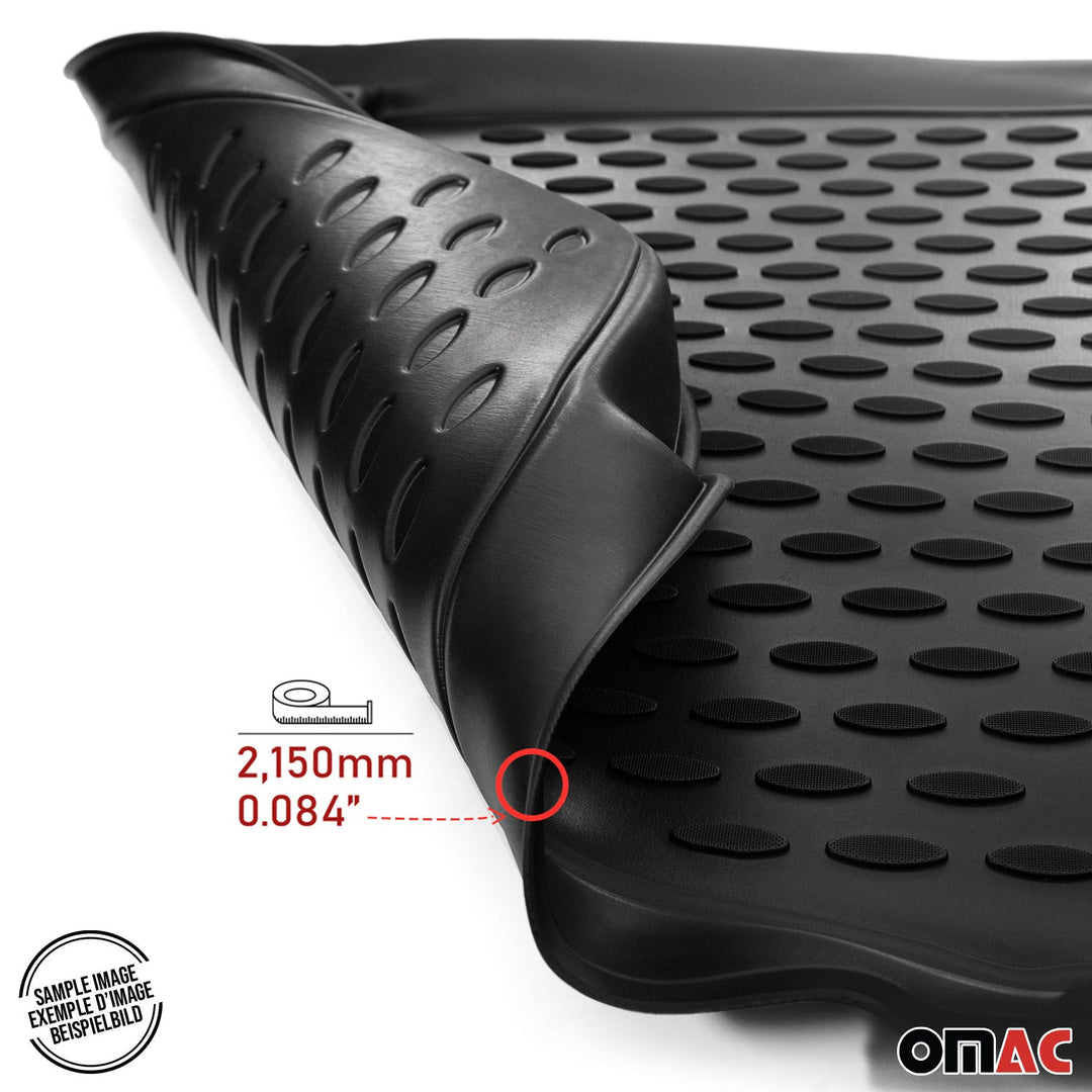 OMAC USA Floor Mats Liners Full Set All Weather Black for GX460 (2010-2019)