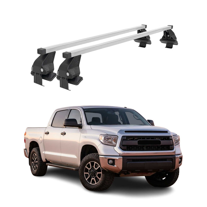 2007-2021 Toyota Tundra Roof Rack Cross Bars Silver