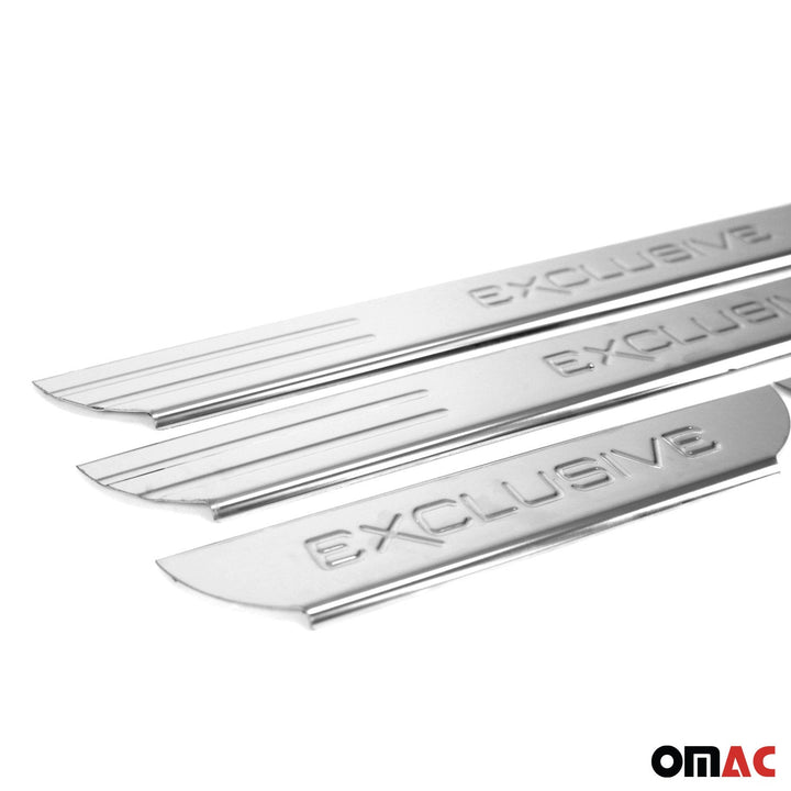 2006-2012 Toyota RAV4 Door Sill Scuff Plate Scratch Exclusive Stainless Steel 4x