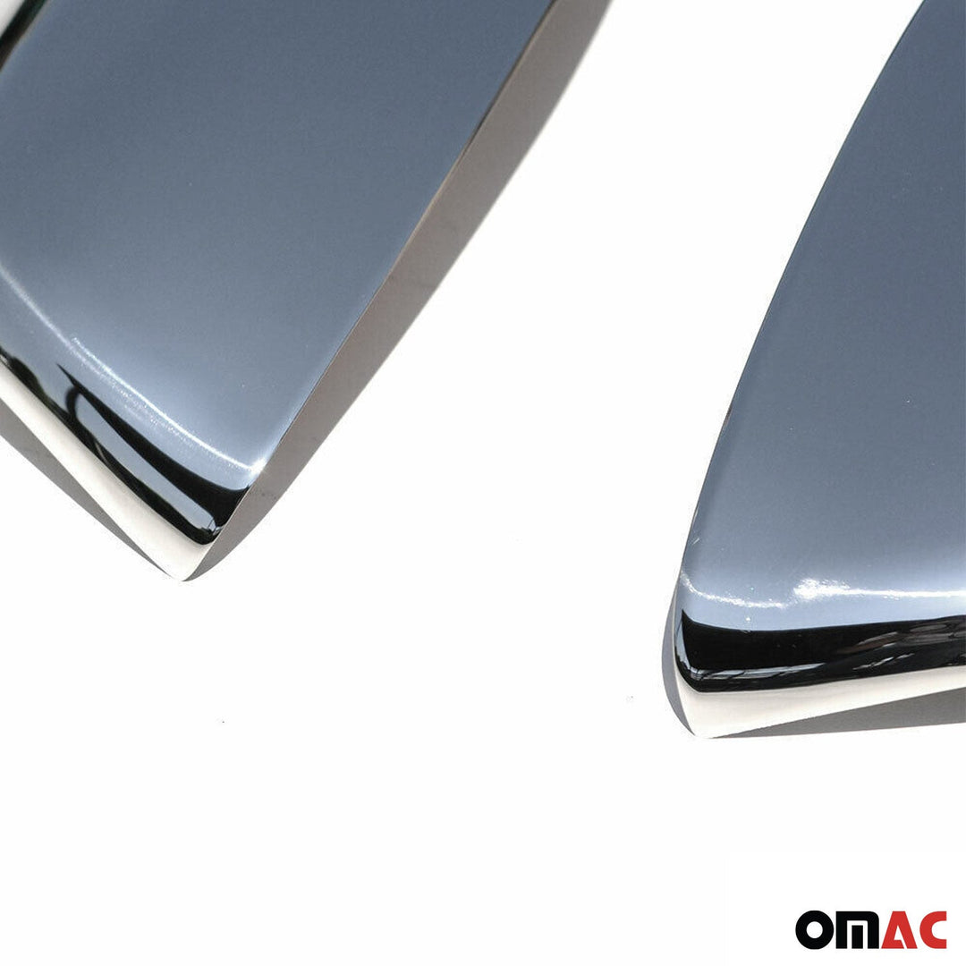 2010-2013 Lexus GX 460 Side Mirror Cover Caps Stainless Steel Silver 2 Pcs