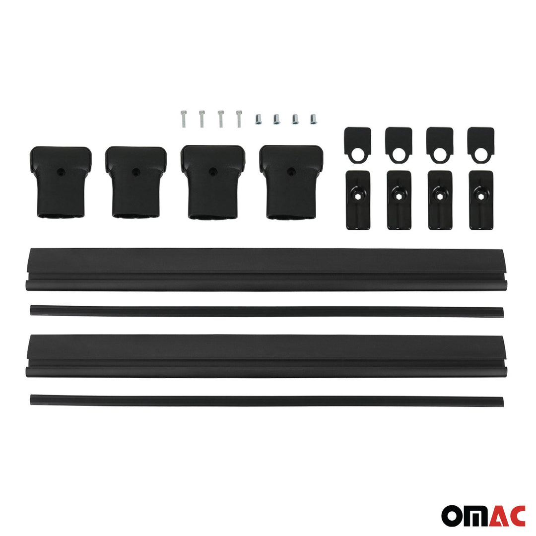OMAC USA Roof Rack Cross Bars Black for RAV4 (2006-2012)