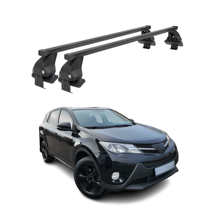 2013-2018 Toyota RAV4 Roof Rack Cross Bars Black