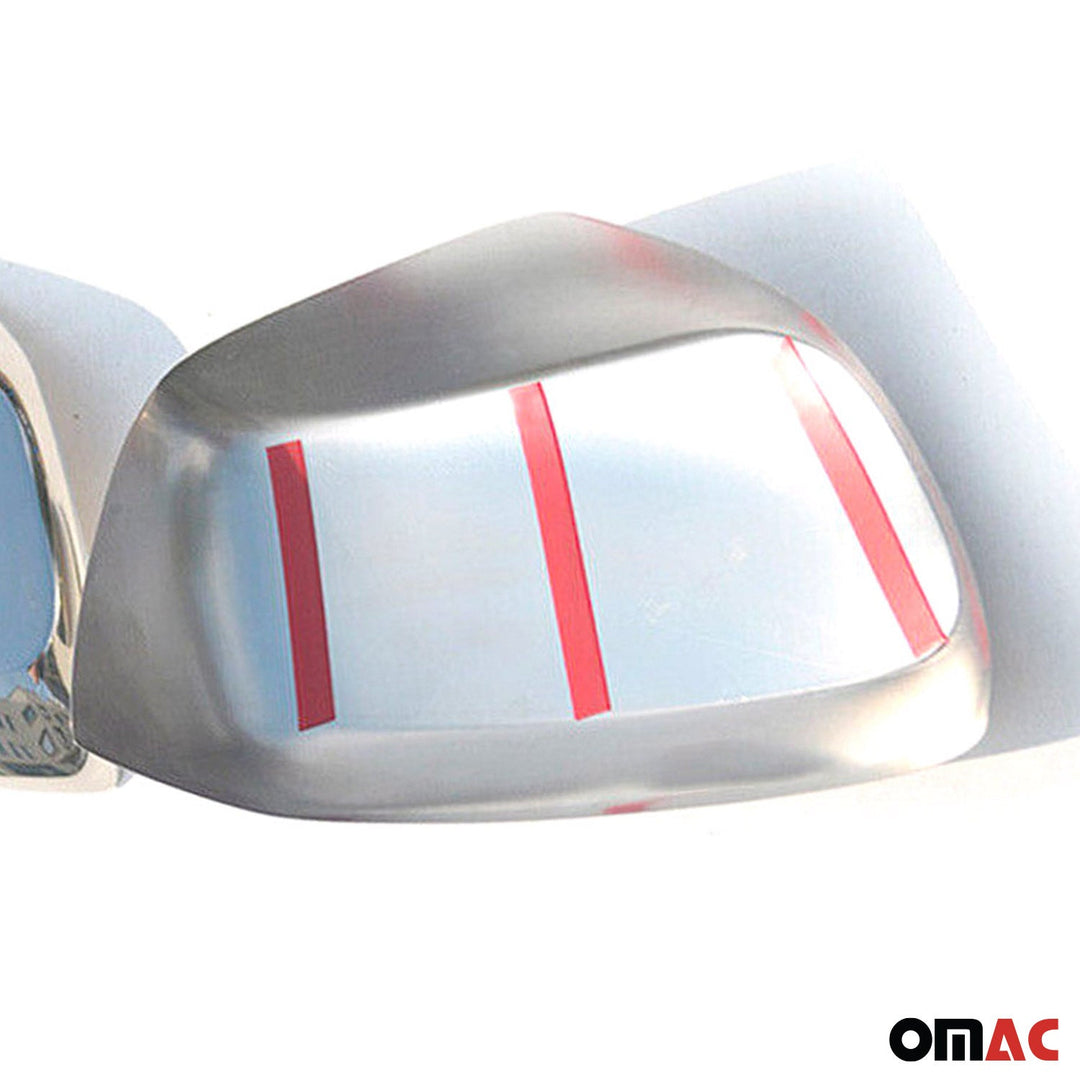 OMAC USA  W/O Signal Side Mirror Cover Caps Stainless Steel for Land Cruiser (2008-2021)
