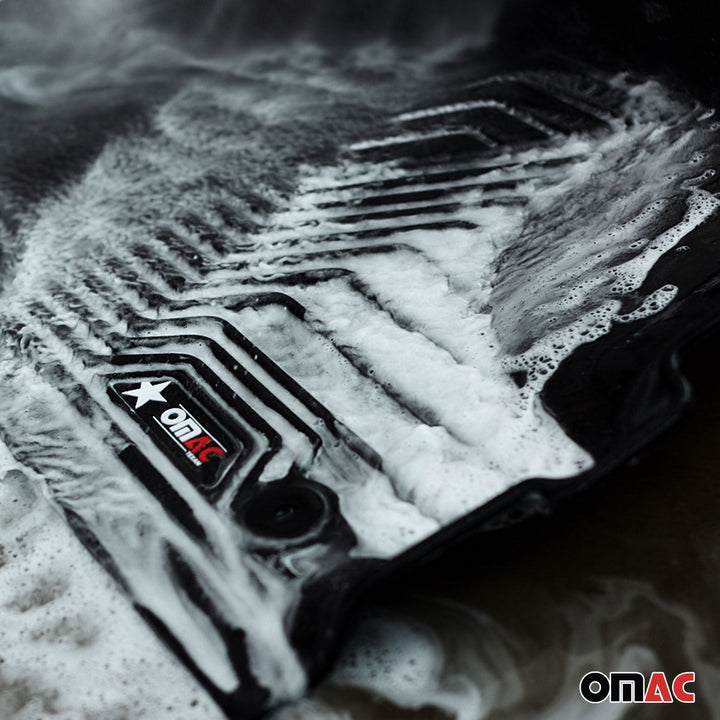 2022-2026 Toyota Tundra Premium Floor Mats Liners Second Row Rear Black