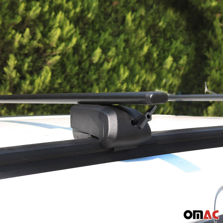 2024-2026 Toyota Land Cruiser J250 Roof Rack Cross Bars Carrier Black