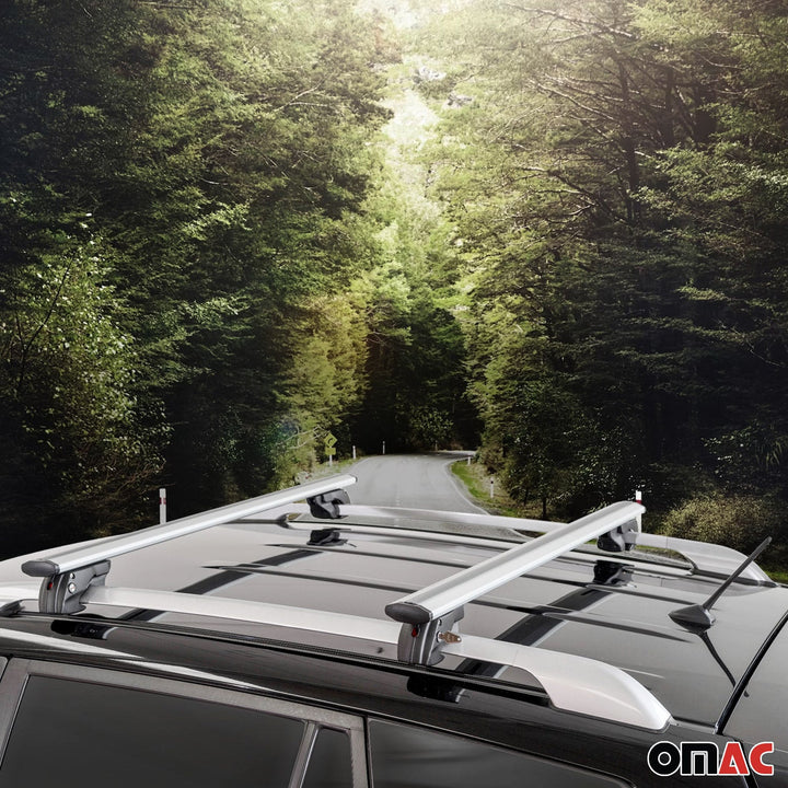 2019-2025 Toyota RAV4 Roof Rack Cross Bars Silver