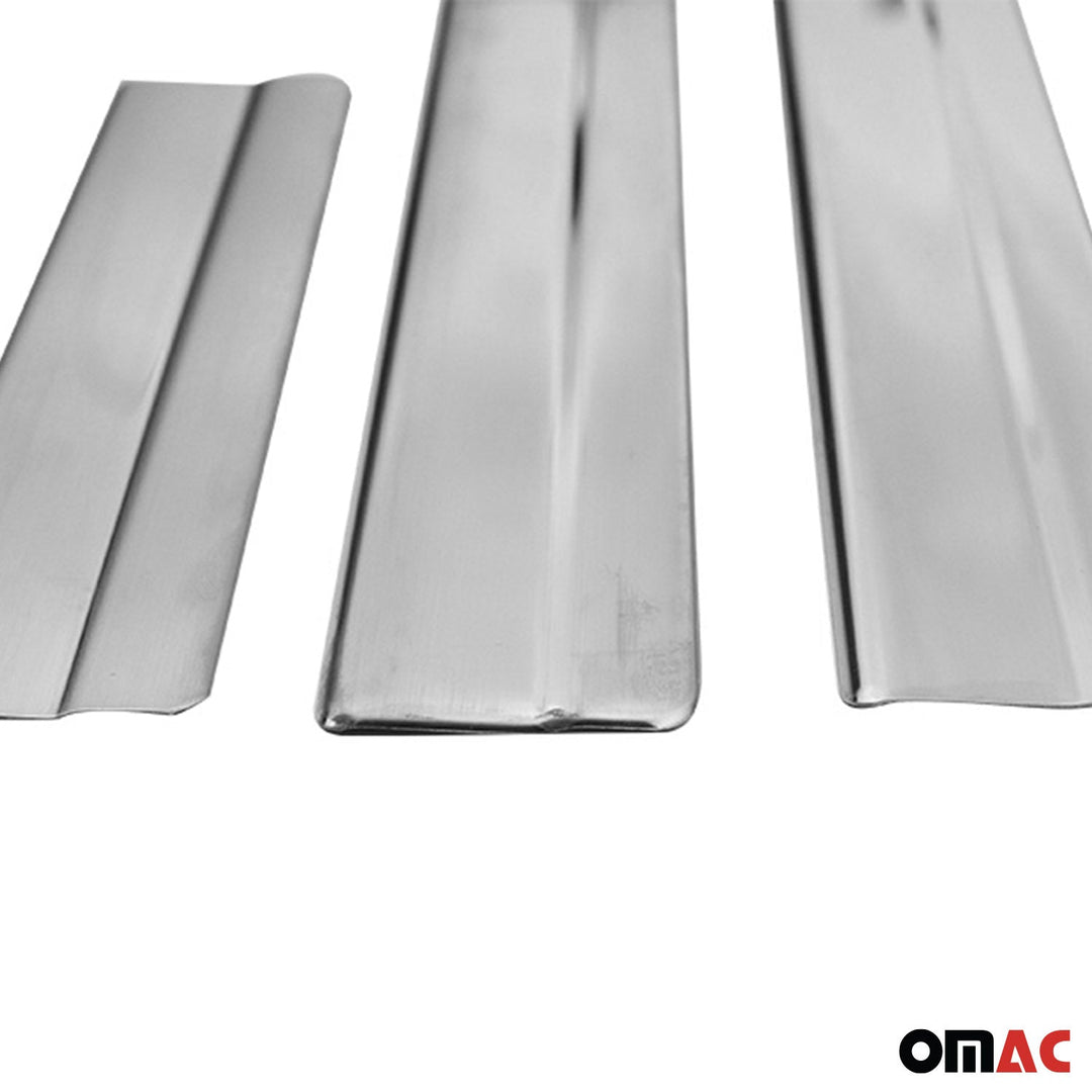 OMAC USA Door Sill Scuff Plate Scratch Protector Stainless Steel 4x for RAV4 (2013-2018)