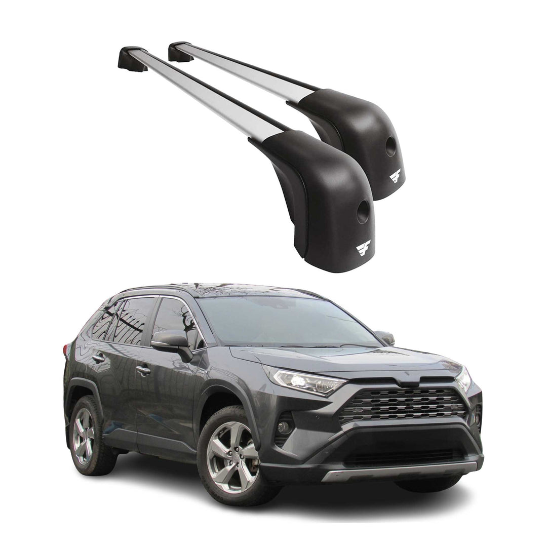 2019-2025 Toyota RAV4 Roof Racks Cross Bars Silver